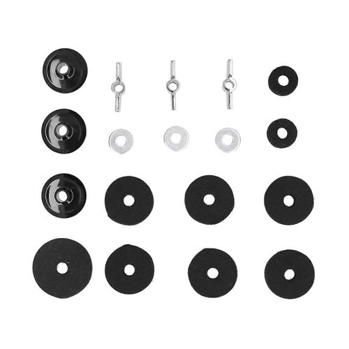 Remplacement De Cymbale 18pcs Avec Rondelle D¿Écrou À Oreilles De Base Pour Accessoire Matériel De Batterie