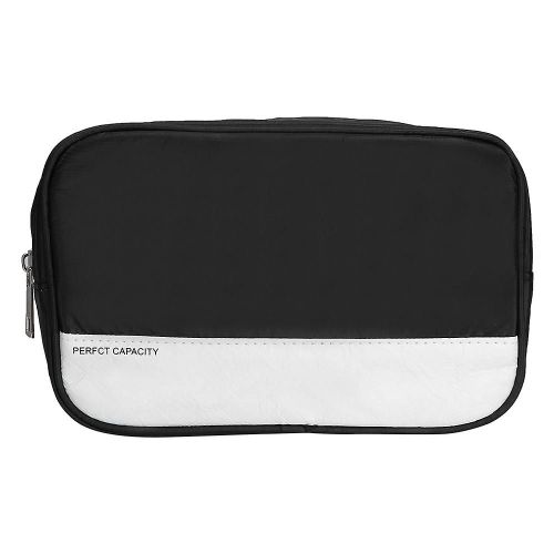 Sac à cosmétiques de sac fourre-tout portable élégant de voyage en papier DuPont, sac de rangement (23 * 8 * 14cm)