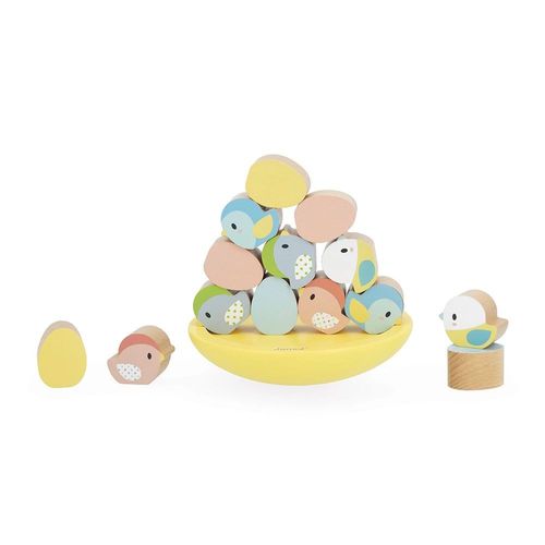 Jeu Empilable Et D'équilibre Oiseaux Pure - Janod