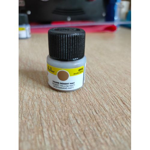 Peinture Acrylique Heller N° 093 : Jaune Désert Mat-Heller