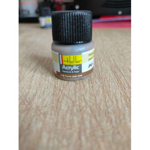 Peinture Acrylique Heller N° 119 : Terre Clair Mat-Heller