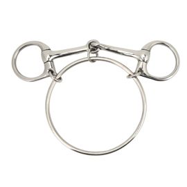 Connor Mors De Cheval En Acier Inoxydable De 125 Mm, 5 Pouces, Pour Entrainement En Exterieur, Anneau Libre