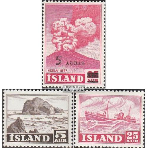 Islande 292,296-297 (Complète.Edition.) Oblitéré 1954 Timbres Spéciaux