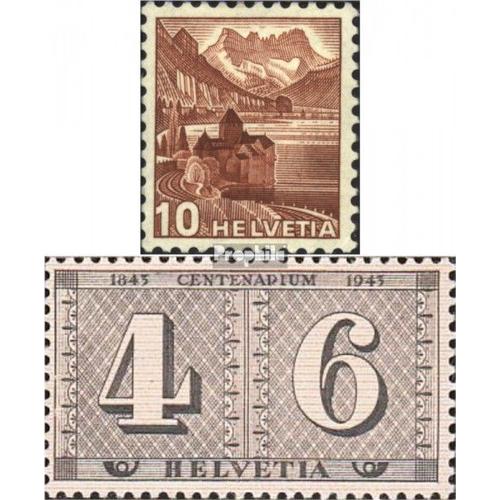 Suisse 363,416 (Édition Complète) Neuf 1939 Timbres Spéciaux