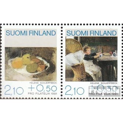 Finlande 1132-1133 Couple (Édition Complète) Neuf 1991 Peintures