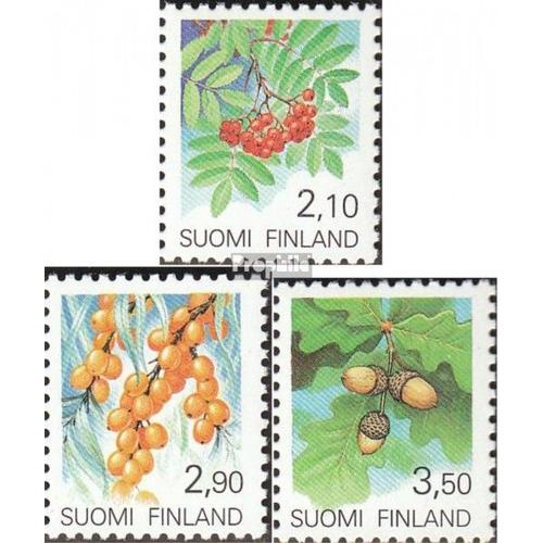 Finlande 1126-1128 (Édition Complète) Neuf 1991 Timbres: Plantes