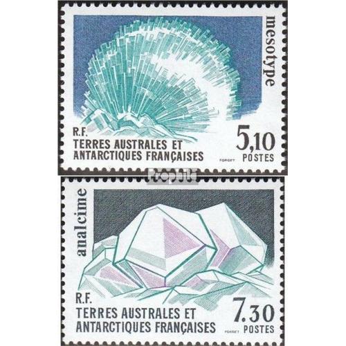 French Zones Antarctique 245-246 Neuf 1989 Minéraux