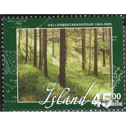 Islande 1084 (Complète Edition) Neuf Avec Gomme Originale 2005 Boisement