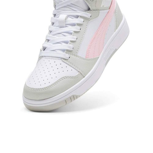 Chaussures Rebound V6 Mid Jr - 393831-04 Blanc - 38