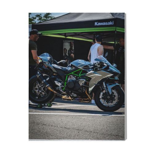 Canevas imprimer Kawasaki Ninja H2=2087 Rétro Voiture Véhicules et Motos Impression sur toile installer 40x50