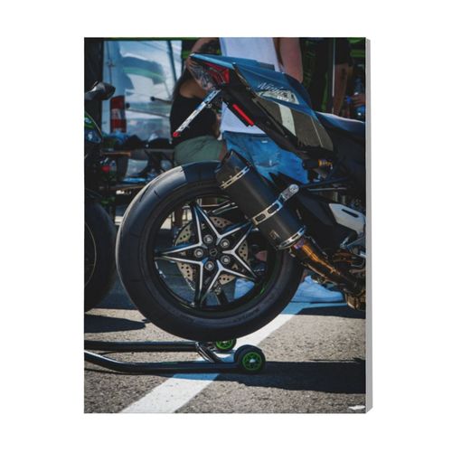 Canevas imprimer Roue Kawasaki Ninja H2=5917 Rétro Voiture Véhicules et Motos Impression sur toile installer 40x50