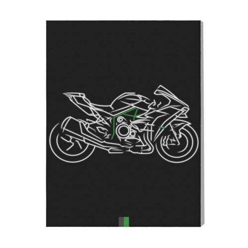 Canevas imprimer Kawasaki H2=2759 Rétro Voiture Véhicules et Motos Impression sur toile installer 40x50
