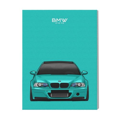 Canevas imprimer Bmw E46 M3 Cyan=4190 Rétro Voiture Véhicules et Motos Impression sur toile installer 40x50