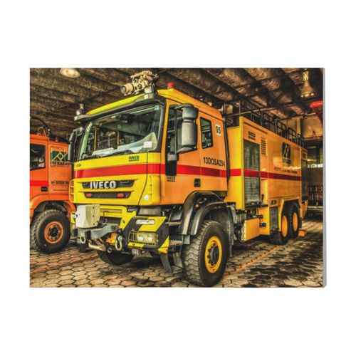 Canevas imprimer Camion de pompiers Iveco Magirus=1118 Rétro Voiture Véhicules et Motos Impression sur toile installer 40x50