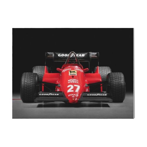 Canevas imprimer Ferrari 126 C4 F1 Voiture de course=1892 Rétro Voiture Véhicules et Motos Impression sur toile installer 40x50