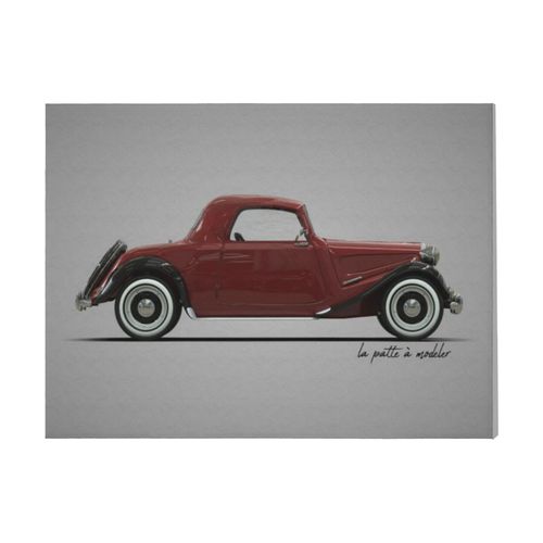 Canevas imprimer Traction Citroën=3901 Rétro Voiture Véhicules et Motos Impression sur toile installer 40x5