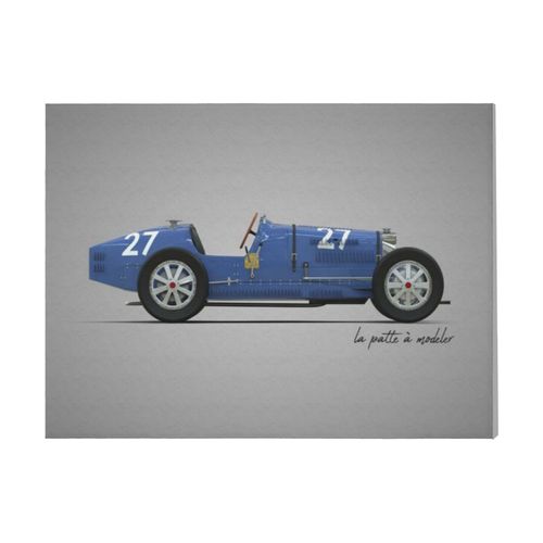 Canevas imprimer Bugatti Type 35=8611 Rétro Voiture Véhicules et Motos Impression sur toile installer 40x50
