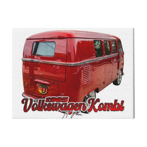 Canevas imprimer Fourgon Combi Volkswagen 1965=3174 Rétro Voiture Véhicules et Motos Impression sur toile installer 40x50