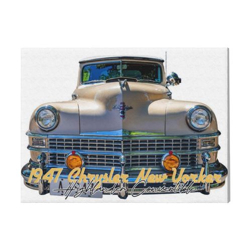 Canevas imprimer Chrysler New Yorker de 1947=9940 Rétro Voiture Véhicules et Motos Impression sur toile installer 40x50