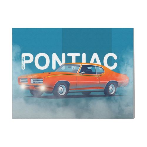 Canevas imprimer 1969 PONTIAC GTO=1423 Rétro Voiture Véhicules et Motos Impression sur toile installer 40x50