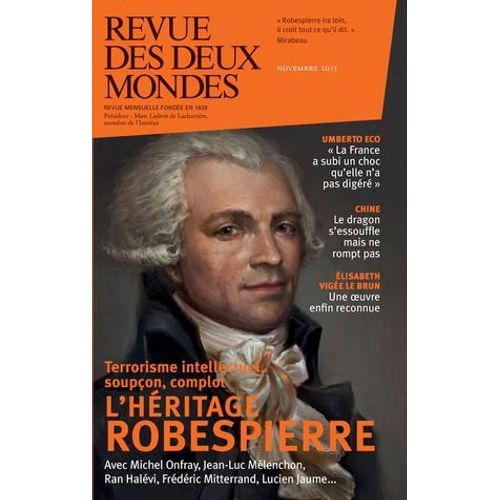 Revue Des Deux Mondes Novembre 2015