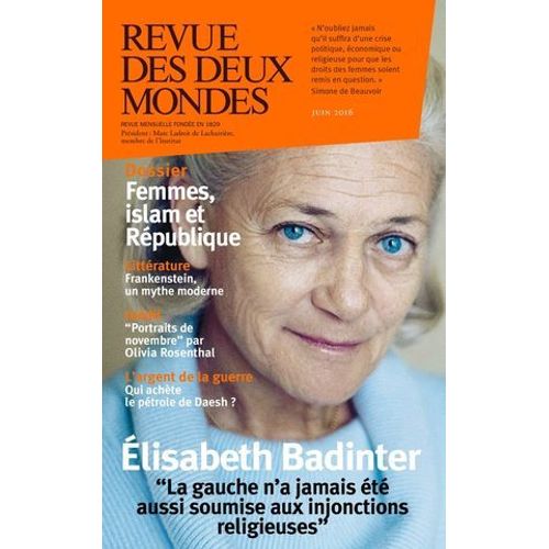 Revue Des Deux Mondes Juin 2016