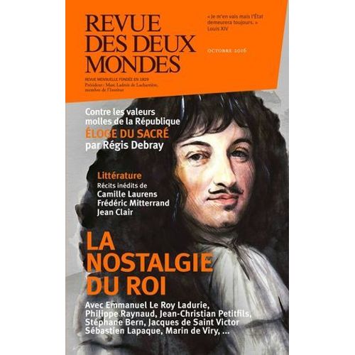 Revue Des Deux Mondes Octobre 2016