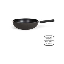 Livoo - Poêle Wok En Aluminium 32cm Noir Mep156n
