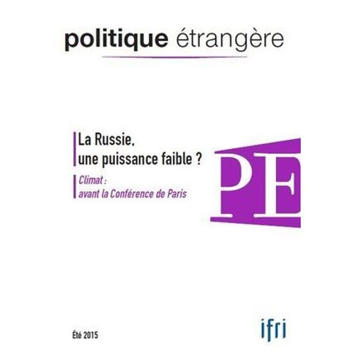 La Russie, Une Puissance Faible ?