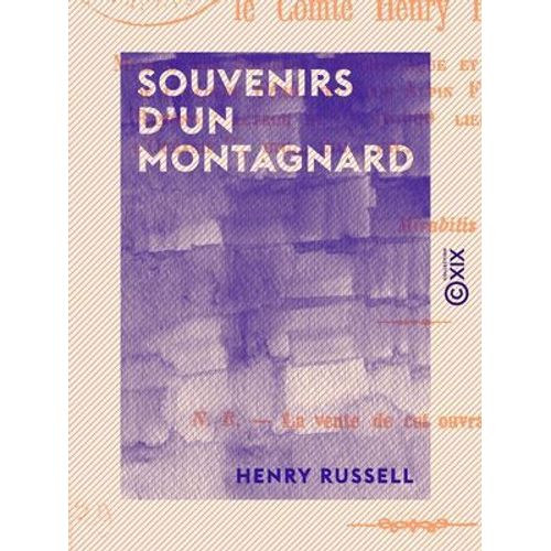 Souvenirs D'un Montagnard