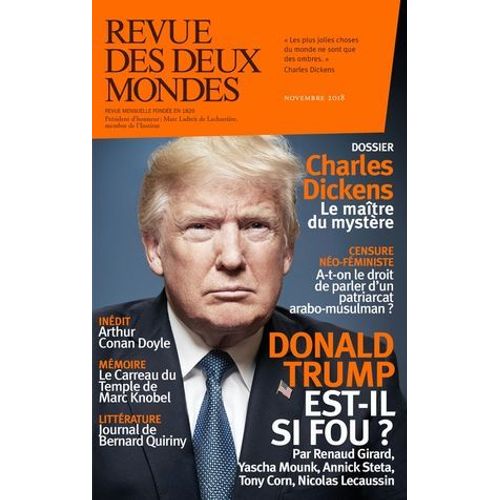 Revue Des Deux Mondes Novembre 2018