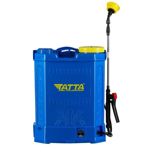 Pompe de pulvérisation Tatta TP-2022A (vermorel), avec batterie, 12V 8Ah, chargeur 1 A, moteur 3,6 lpm, réservoir à dos, 20 l