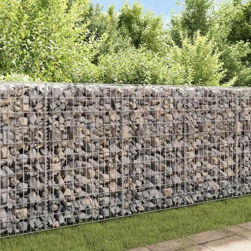 Panier De Gabion Acier Galvanisé 120x30x50 Cm