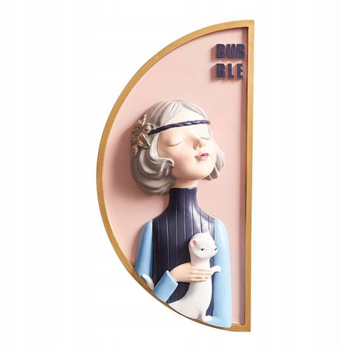 Sculpture murale nordique moderne, images TV 3D, statue 19,5 x 39,5 cm, rat