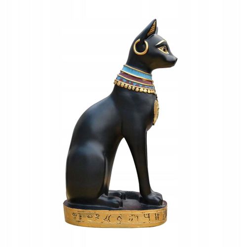 Ornement de chat égyptien Décor de collection Sculpture de chat de l'Égypte ancienne S