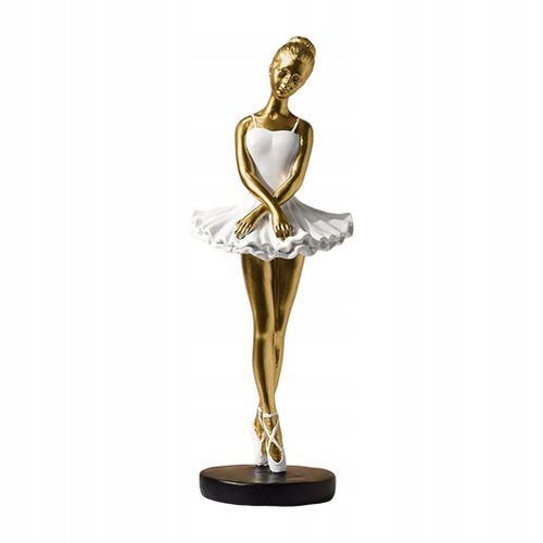 Statues de ballerine, figurines, statuettes, centres de table, style C doré