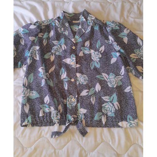 Blouse Manches Courtes Vintage