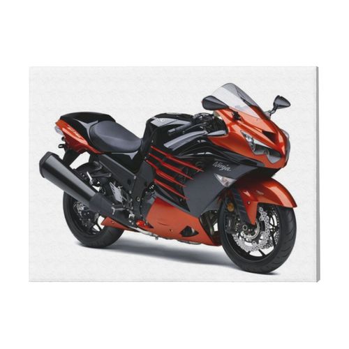 Canevas imprimer Kawasaki Ninja H2 H2R=8107 Rétro Voiture Véhicules et Motos Impression sur toile installer 40x50
