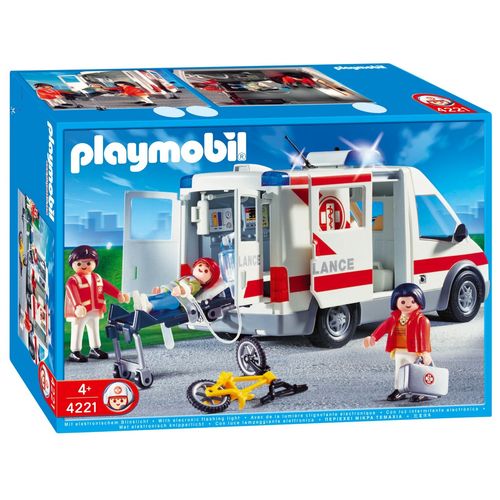 Playmobil 4221 - Ambulanciers / Bless / Vhicule