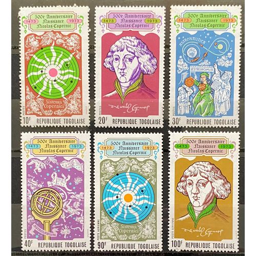 Lot De 6 Timbres Neufs** Togo 1973 Y&T N° 776 À 779 + Pa 203 À 204