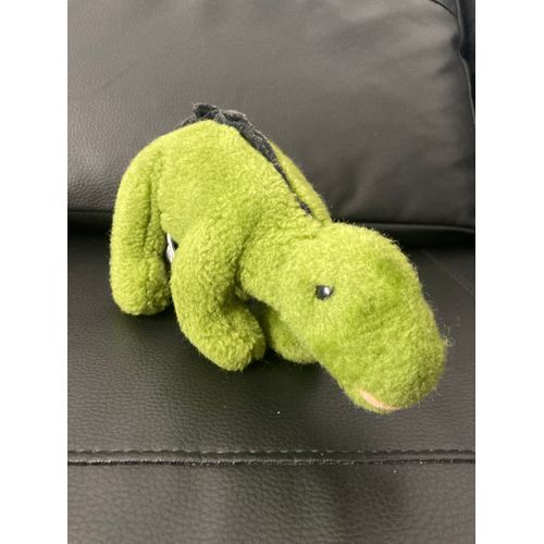 Peluche Doudou Dinosaure Vert Ajena 29 Cm