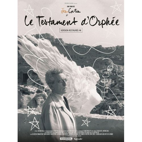 Le Testament D'Orphée - Véritable Affiche De Cinéma Pliée - Format 40x60 Cm - De Jean Cocteau Avec Jean Cocteau, Jean Marais, Maria Casarès - 1960 Ressortie 2025