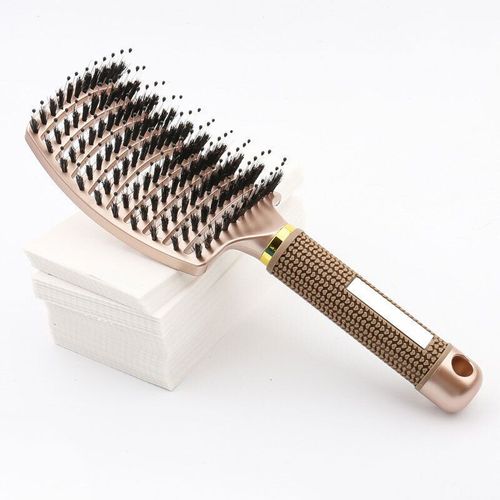 Brosse À Cheveux Démêlante Pour Femmes, Peigne À Poils En Nylon, Brosse De Massage Pour Le Cuir Chevelu 