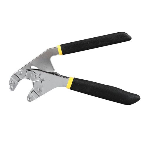 Clé multifonctionnelle de 8 pouces Clé à outils en acier à clé ouverte réglable Clé à molette dentelée Boulon à mâchoires Clé à grappin