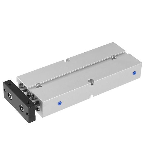 1pc 20mm Alésage 100mm Course Double tige Double effet Alliage D¿aluminium Cylindre D¿air Pneumatique