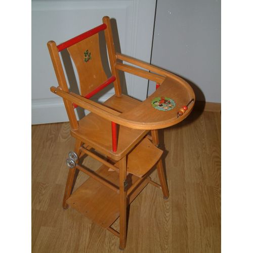Chaise Haute Pour Poupée Vintage