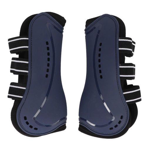 1 Paire De Bottes De Jambe Avant De Cheval Absorption Des Chocs Protecteur De Jambe De Cheval De Protection Légère Pour L¿Entraînement De Spectacle De Saut D¿Obstacles Bleu L
