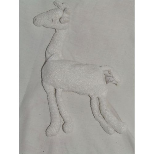 Girafe Theophile Patachou Blanche 26 Cm