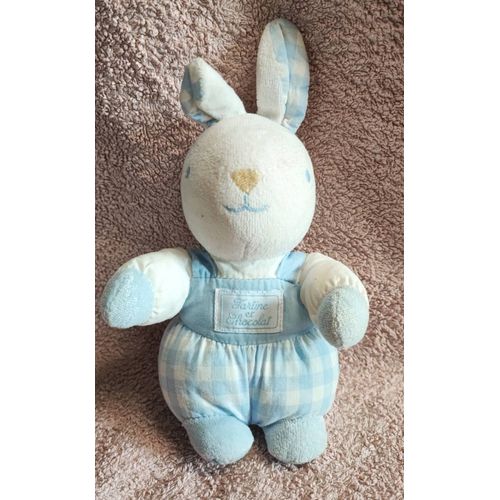 Doudou Lapin Tartine Et Chocolat 21 Cm