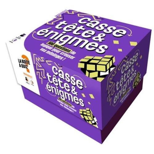 Casse-Tête & Énigmes - 400 Questions De Logique Pour Se Creuser Les Méninges !